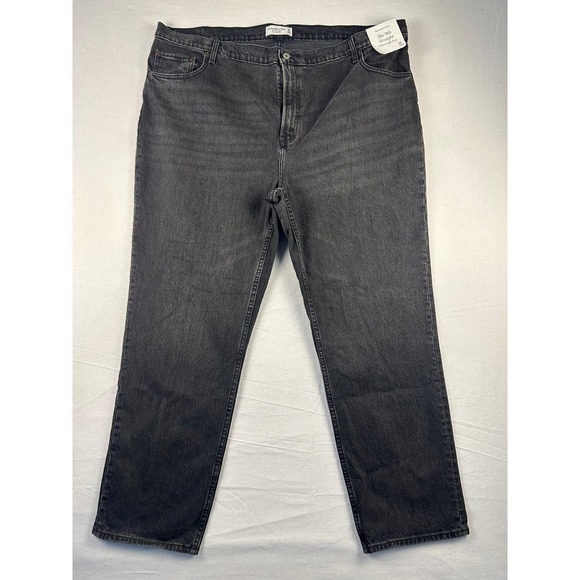 Abercrombie & Fitch Denim - Abercrombie & Fitch The 90s Straight Ultra High Rise Jeans Black 36 22R